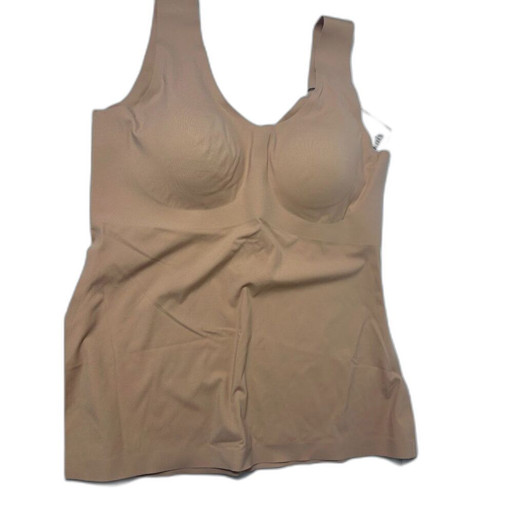 Knix Evolution Tank NWT Size Large Beige Shaping Shapewear Supportive Sleeveless